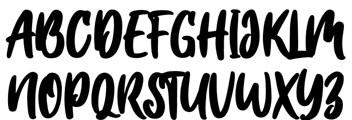 Mg Dalenaf Schriftart Groß