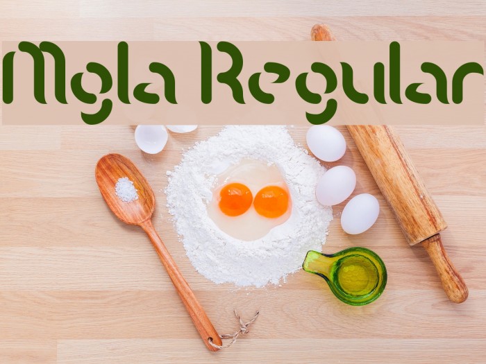 Mgla Regular Font examples