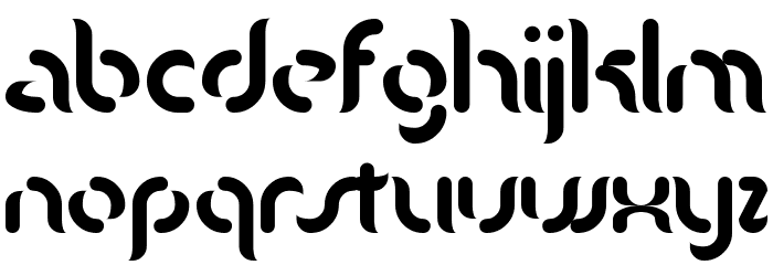 Mgla Regular Font LOWERCASE