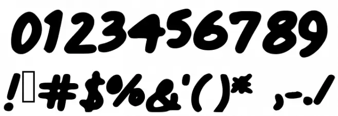 MHFB Font OTHER CHARS