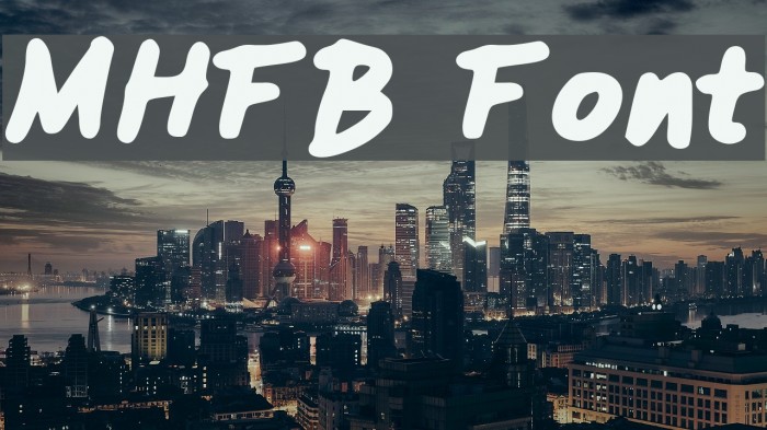 MHFB Font examples