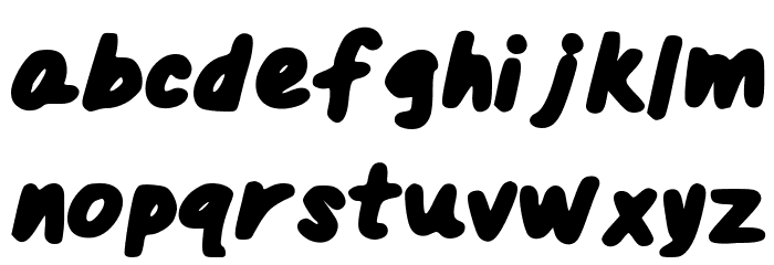 MHFB Font LOWERCASE