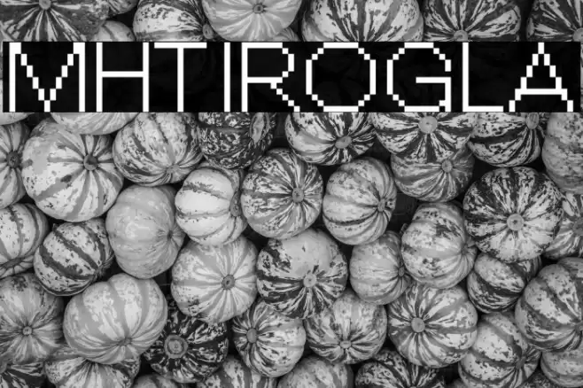 MHTIROGLA Font examples