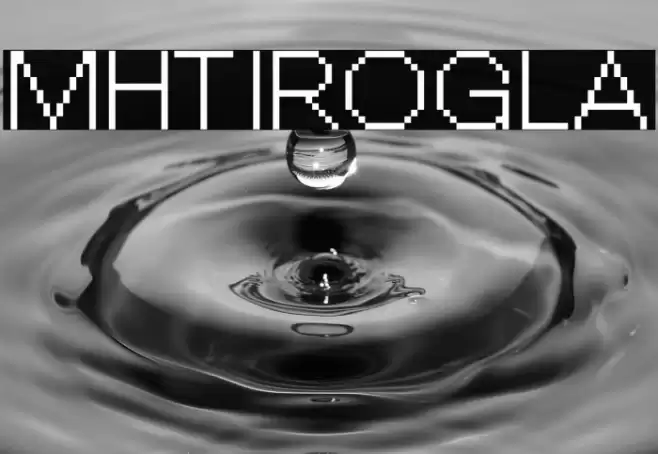 MHTIROGLA Font examples