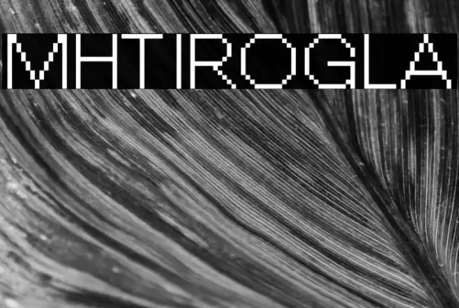 MHTIROGLA Font examples