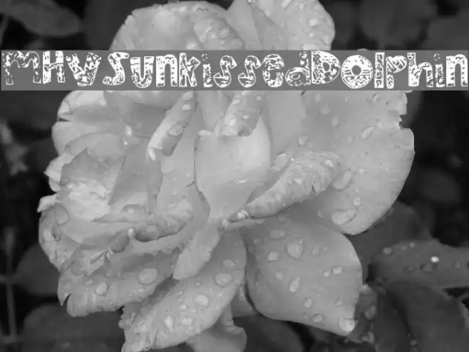 MHVSunkissedDolphin Font examples