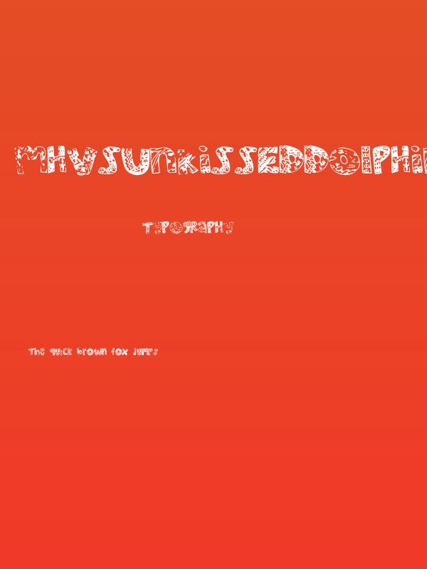 MHVSunkissedDolphin Poster