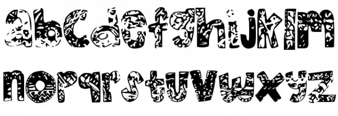 MHVSunkissedDolphin フォント 小文字