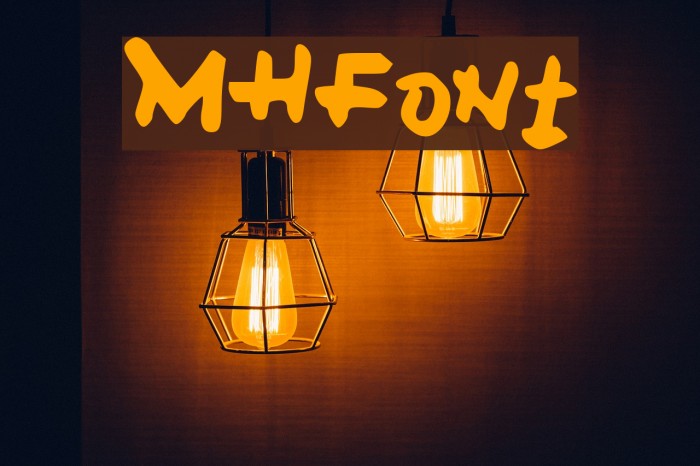 MH_Font Font examples