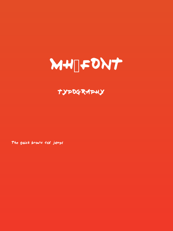 MH_Font Poster