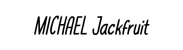 MICHAEL Jackfruit  les polices de caractères gratuit tlcharger