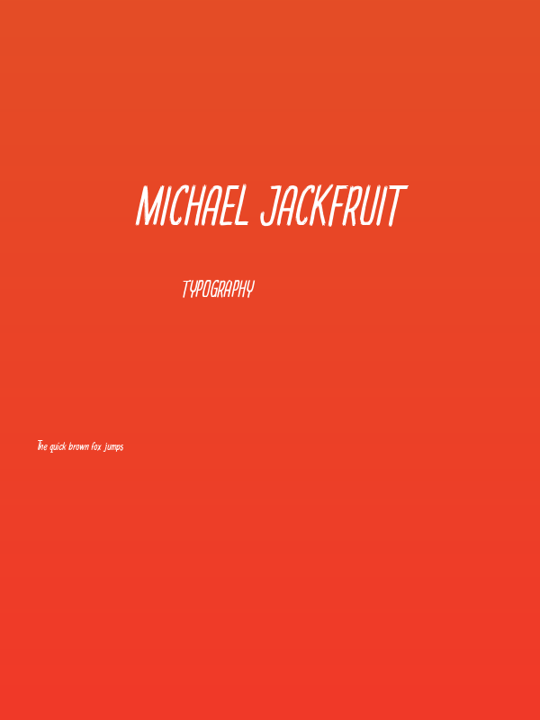 MICHAEL Jackfruit Poster