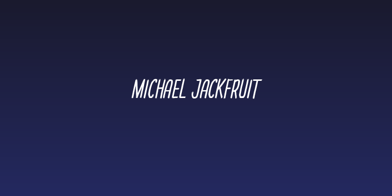 MICHAEL Jackfruit Social Header