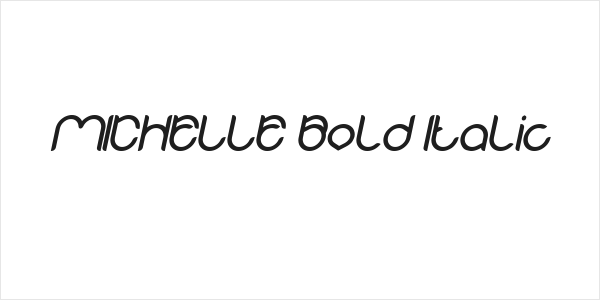MICHELLE Bold Italic Logo