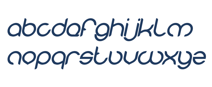 MICHELLE Bold Italic Lowercase