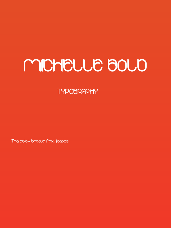 MICHELLE Bold Poster