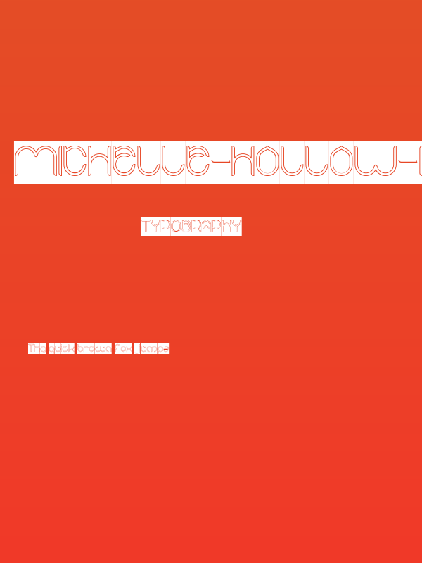 MICHELLE-Hollow-Inverse Poster