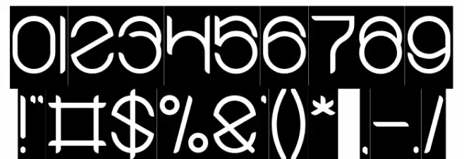 MICHELLE-Inverse Font OTHER CHARS