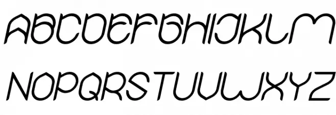 MICHELLE Italic Schriftart Groß
