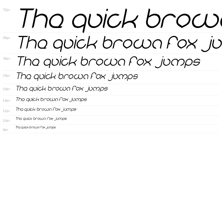 MICHELLE Italic Waterfall