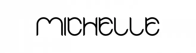 MICHELLE  Frei Schriftart Herunterladen