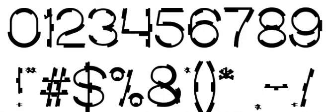 MICK JAGGED Font OTHER CHARS