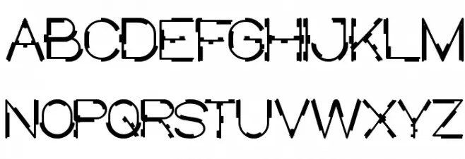 MICK JAGGED Schriftart Groß