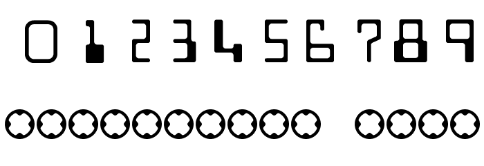 MICR Encoding Font OTHER CHARS