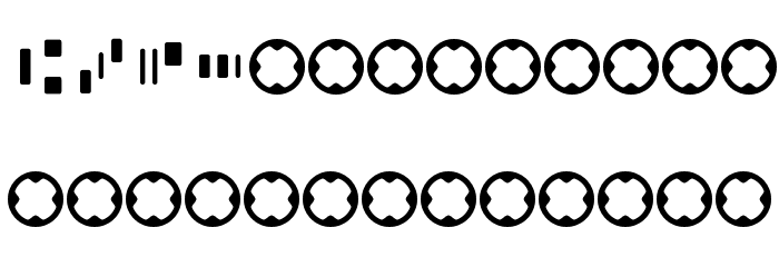 MICR Encoding Font LOWERCASE