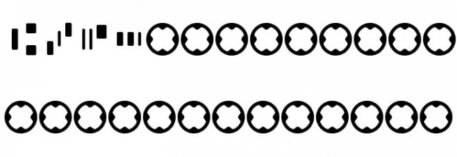 MICR Encoding Шрифта строчной