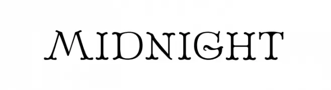 MIDNIGHT  Frei Schriftart Herunterladen