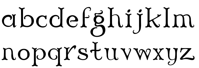 MIDNIGHT Font LOWERCASE