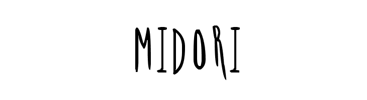 MIDORI  Frei Schriftart Herunterladen