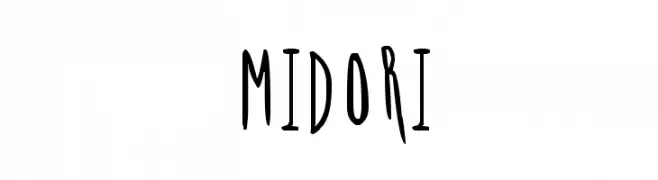 MIDORI  baixar fontes gratis