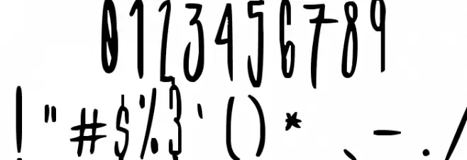 MIDORI Font OTHER CHARS