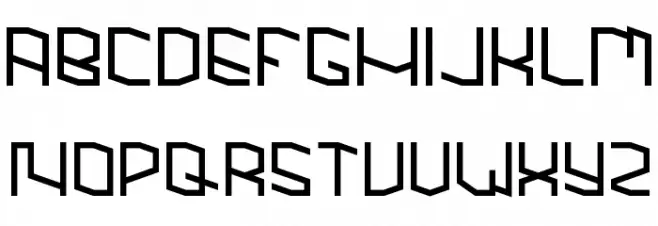 MIGHTY Font UPPERCASE