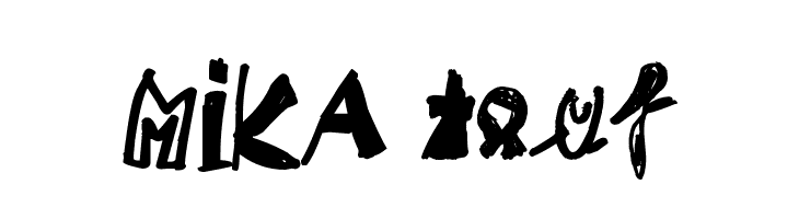 MIKA teuf  Frei Schriftart Herunterladen