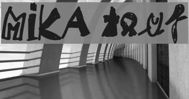 MIKA teuf Font examples