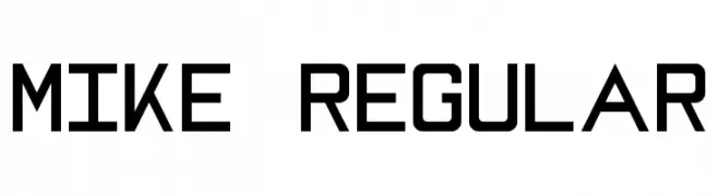 MIKE Regular  تنزيل الخطوط