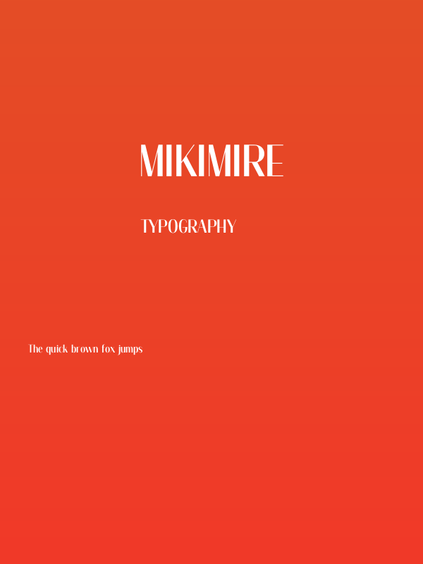 MIKIMIRE Poster
