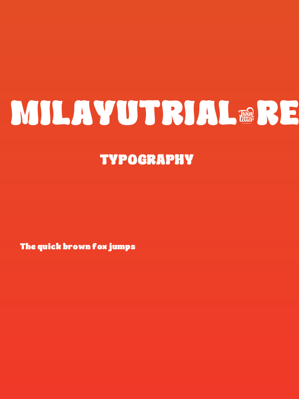 MILAYUTrial-Regular Poster