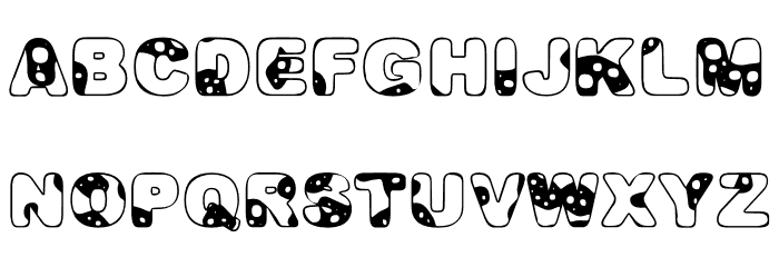 MILKYWAYPERSONALUSE-Bold Font Litere mici