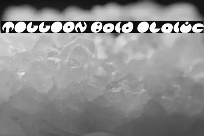 MILLION Bold Italic Font examples