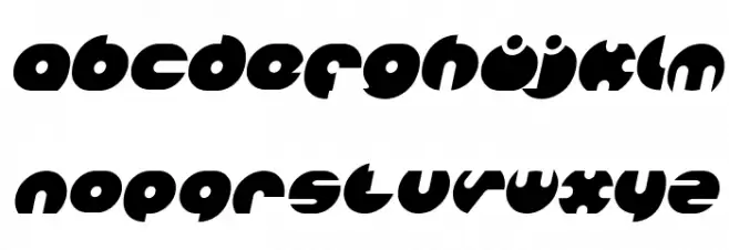 MILLION Bold Italic Font Litere mici