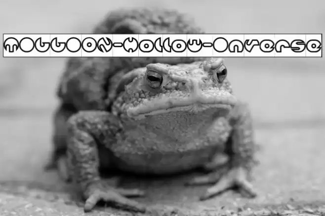 MILLION-Hollow-Inverse Font examples