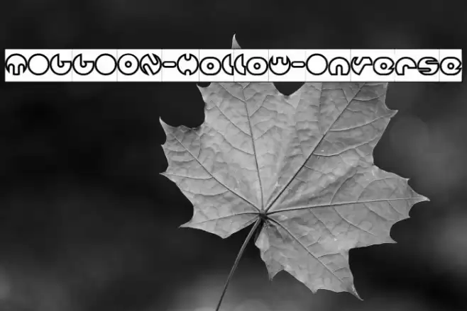 MILLION-Hollow-Inverse Font examples