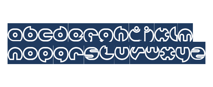 MILLION-Hollow-Inverse Lowercase