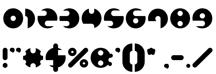 MILLION-light Font OTHER CHARS