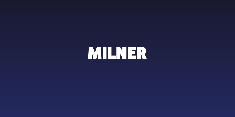 MILNER Social Header