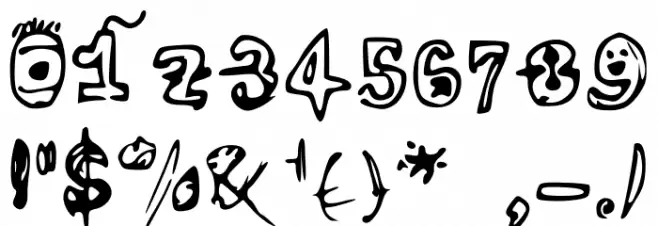 MINDBRAIN Regular Font OTHER CHARS
